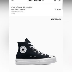 High top platform converse